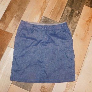 Duluth Trading Co. Women's Dry on the Fly Skort Original Snap Waist Size 6